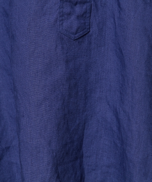 UNITED ARROWS（ユナイテッドアローズ）の「＜LE GLAZIK (ル・グラジック)＞ リネン スキッパーシャツ（シャツ/ブラウス・レディース・ホワイト/コバルトブルー・フリー）」の6枚目の写真