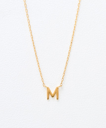 K18 イエローゴールド イニシャル ネックレス（M） BLOOM/ブルーム