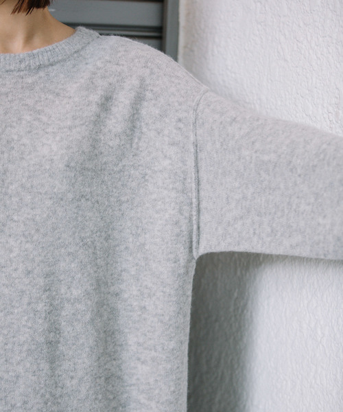 Munich(ミューニック)の「フォックスミックスヤーンニットマキシワンピース(ワンピース・レディース・ブラック/パープル/サーモンピンク/グレー・FREE)」の20枚目の写真