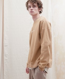 ビッグシルエットポンチプルオーバーロゴスウェット(LEAVE MΣ ALONE)