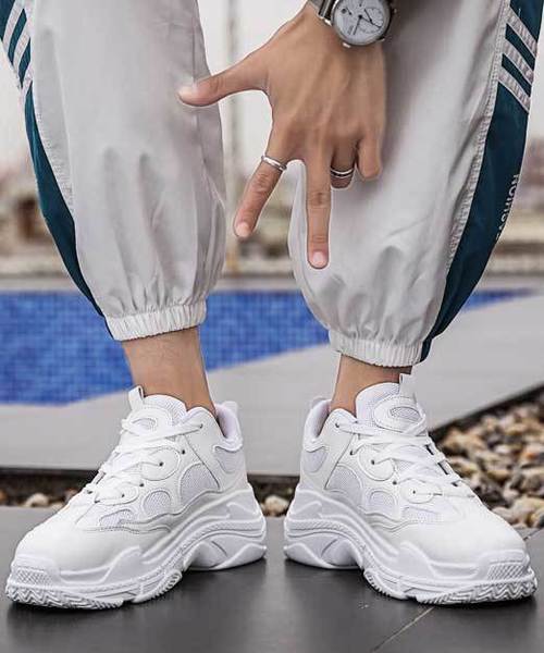 MGV(エムジーヴィー)の「【MGV】90'sダッドスニーカー(スニーカー・メンズ・ホワイト/ブラック/グレー/レッド・SMALL/MEDIUM/LARGE)」の5枚目の写真