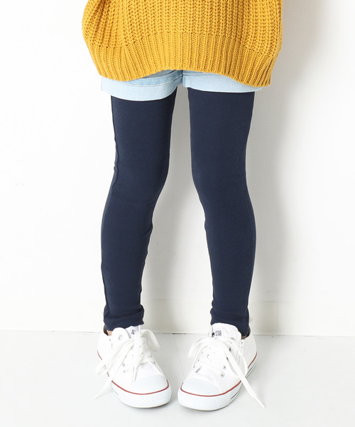 devirock(デビロック)の「厚手レギンス(レギンス/スパッツ・キッズ・ブラック/ネイビー/オフホワイト/ライトブラウン/マスタード/モカ/パープル系その他/ヘザーチャコール/ワイン/パープル系その他2・80cm/90cm/95cm/110cm/100cm/120cm/130cm/140cm/150cm/160cm)」の6枚目の写真