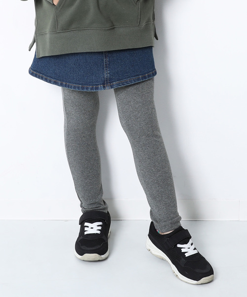 devirock(デビロック)の「厚手レギンス(レギンス/スパッツ・キッズ・ブラック/ネイビー/オフホワイト/ライトブラウン/マスタード/モカ/パープル系その他/ヘザーチャコール/ワイン/パープル系その他2・80cm/90cm/95cm/110cm/100cm/120cm/130cm/140cm/150cm/160cm)」の1枚目の写真