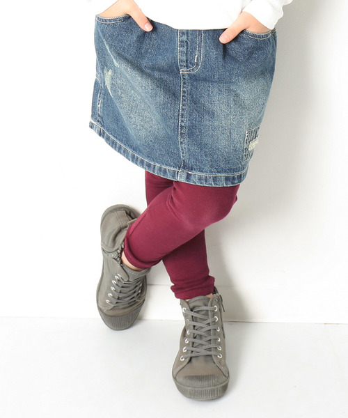 devirock(デビロック)の「厚手レギンス(レギンス/スパッツ・キッズ・ブラック/ネイビー/オフホワイト/ライトブラウン/マスタード/モカ/パープル系その他/ヘザーチャコール/ワイン/パープル系その他2・80cm/90cm/95cm/110cm/100cm/120cm/130cm/140cm/150cm/160cm)」の10枚目の写真