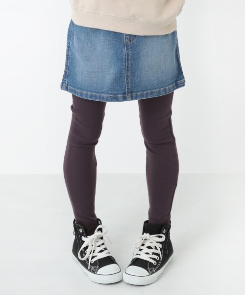 devirock(デビロック)の「厚手レギンス(レギンス/スパッツ・キッズ・ブラック/ネイビー/オフホワイト/ライトブラウン/マスタード/モカ/パープル系その他/ヘザーチャコール/ワイン/パープル系その他2・80cm/90cm/95cm/110cm/100cm/120cm/130cm/140cm/150cm/160cm)」の8枚目の写真