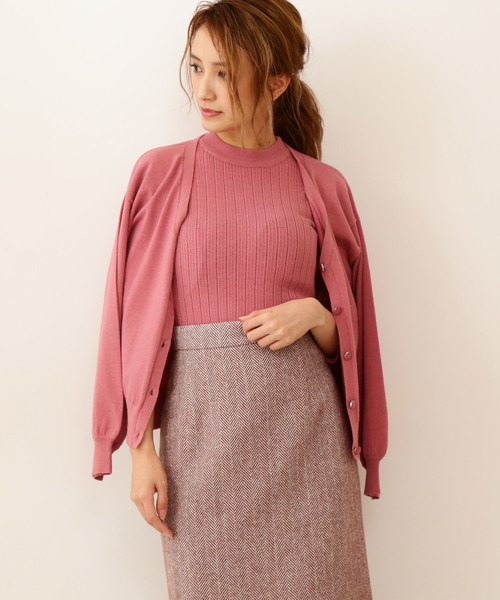 PROPORTION BODY DRESSING(プロポーションボディドレッシング)の「アンサンブルニット(ニット/セーター)」|ピンク系その他2