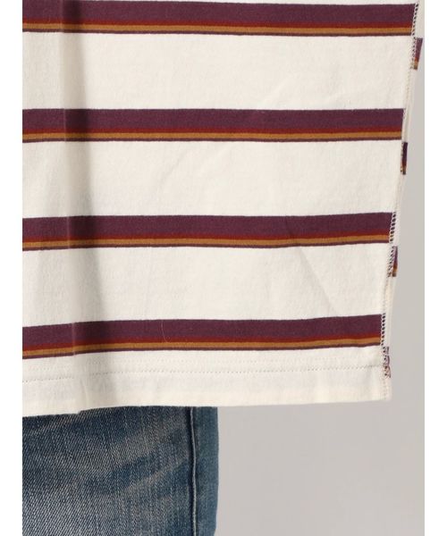 Ungrid(アングリッド)の「マルチボーダールーズロングスリーブTee(Tシャツ/カットソー・レディース・アイボリー/カーキ・FREE)」の11枚目の写真