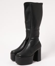 R&E | 【R&E】チャンキーヒールロングブーツ(ブーツ)
