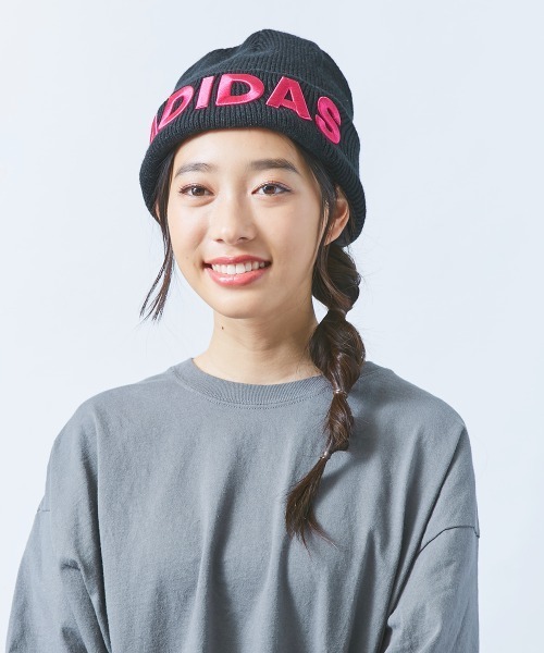 adidas（アディダス）の「【adidas】BIG SPORTSLINEA WATCH（ニットキャップ/ビーニー・メンズ・ホワイト/ブラック/ネイビー/グレー/ブラック×ゴールド/ブラック×ピンク・57~59cm）」の13枚目の写真