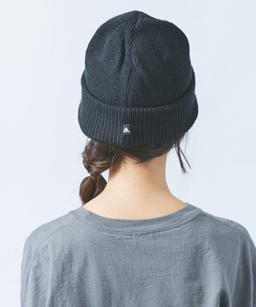 adidas（アディダス）の「【adidas】BIG SPORTSLINEA WATCH（ニットキャップ/ビーニー・メンズ・ホワイト/ブラック/ネイビー/グレー/ブラック×ゴールド/ブラック×ピンク・57~59cm）」の11枚目の写真