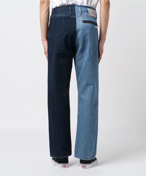 Name.（ネーム）の「【Name.】バイカラーデニムパンツ（デニム