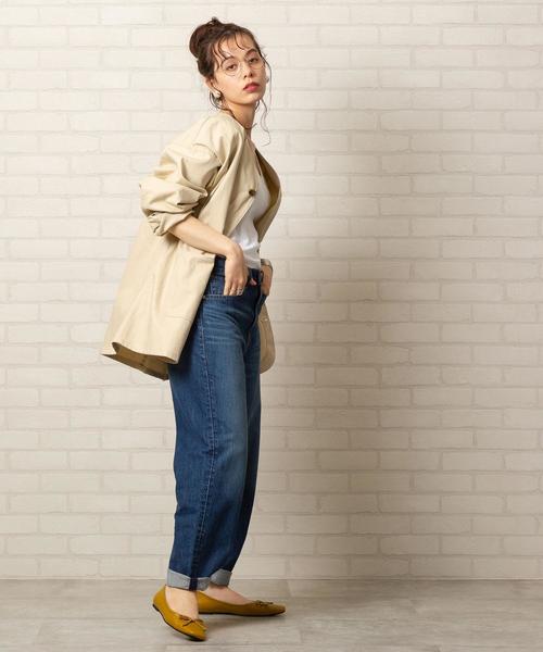 coen（コーエン）の「USAコットンコクーンデニムパンツ#（デニムパンツ・レディース・ネイビー/コバルトブルー・LARGE/MEDIUM/SMALL）」の13枚目の写真