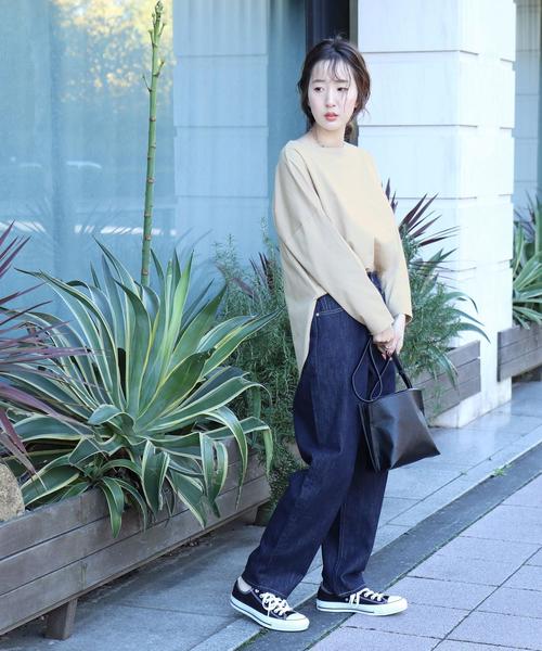 coen（コーエン）の「USAコットンコクーンデニムパンツ#（デニムパンツ・レディース・ネイビー/コバルトブルー・LARGE/MEDIUM/SMALL）」の11枚目の写真