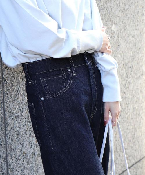 coen（コーエン）の「USAコットンコクーンデニムパンツ#（デニムパンツ・レディース・ネイビー/コバルトブルー・LARGE/MEDIUM/SMALL）」の10枚目の写真