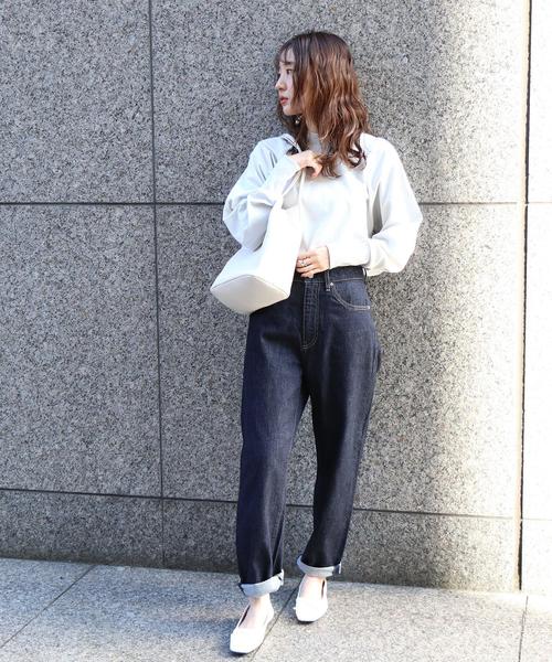 coen（コーエン）の「USAコットンコクーンデニムパンツ#（デニムパンツ・レディース・ネイビー/コバルトブルー・LARGE/MEDIUM/SMALL）」の9枚目の写真