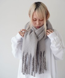 dictionary（ディクショナリー）の「【dictionary / ディクショナリー】 太フリンジ マフラー（マフラー）」