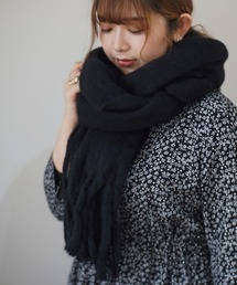 dictionary（ディクショナリー）の「【dictionary / ディクショナリー】 太フリンジ マフラー（マフラー）」