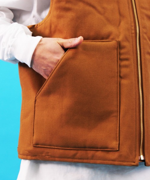 Carhartt　 ダックベスト　ダウンベスト ブラウン　カーハート Carhartt ダウンベスト ベスト カーハート CRHTT-V01 ARCTIC
