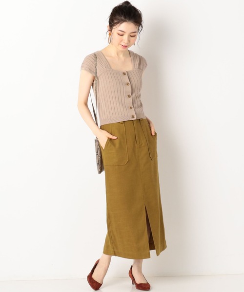archives(アルシーヴ)の「強撚レーヨン前開きキャミニットTOPS(ニット/セーター・レディース・ブラック/ベージュ/イエロー/ピンクベージュ/ブルー・MEDIUM)」の16枚目の写真