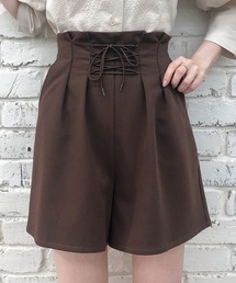one after another NICE CLAUP | フロントレースアップショートパンツ(その他パンツ)