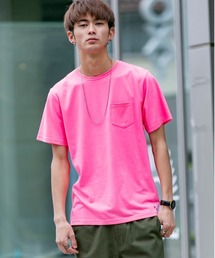 London Denim | 18/- TC 天竺 ポケット付き クルーネック 半袖 Tシャツ(Tシャツ/カットソー)