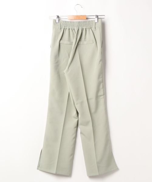 prose verse（プロズヴェール）の「《WEB限定》サイドスリットセンタープレスパンツ（その他パンツ・レディース・ブルー/ライトベージュ/ミント・ﾌﾘ-）」の4枚目の写真