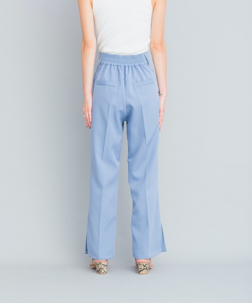 prose verse（プロズヴェール）の「《WEB限定》サイドスリットセンタープレスパンツ（その他パンツ・レディース・ブルー/ライトベージュ/ミント・ﾌﾘ-）」の17枚目の写真