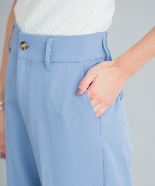 prose verse（プロズヴェール）の「《WEB限定》サイドスリットセンタープレスパンツ（その他パンツ・レディース・ブルー/ライトベージュ/ミント・ﾌﾘ-）」の19枚目の写真