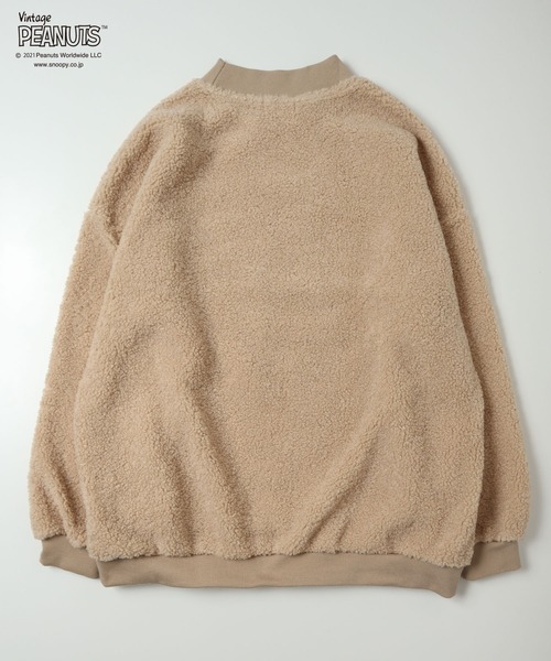 PEANUTS(ピーナッツ)の「PEANUTS スヌーピーフェイス刺繍ボアトレーナー(ルームウェア/パジャマ・レディース・オフホワイト/ベージュ/ホワイト系その他/ベージュ系その他/ホワイト系その他2/ホワイト系その他3/ベージュ系その他2/ピンク・M/L/LL/S)」の20枚目の写真
