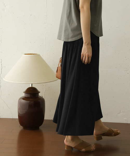 URBAN RESEARCH DOORS（アーバンリサーチドアーズ）の「ティアードスカート∴（スカート・レディース・ベージュ/パープル/ブラック・ONE）」の9枚目の写真