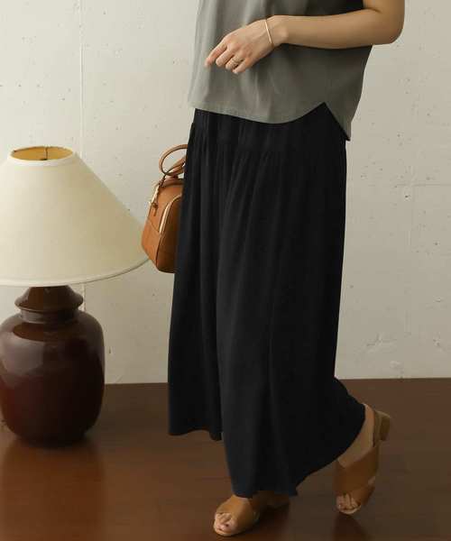 URBAN RESEARCH DOORS（アーバンリサーチドアーズ）の「ティアードスカート∴（スカート・レディース・ベージュ/パープル/ブラック・ONE）」の10枚目の写真