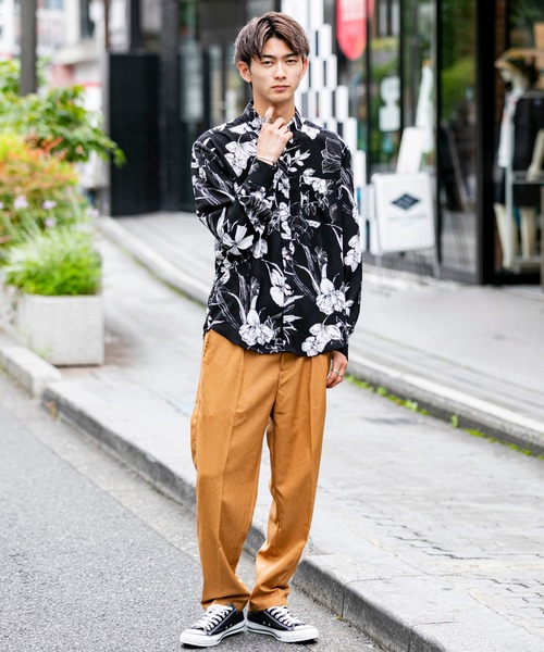 ADMIX/ATELIER SAB MEN（アドミックスアトリエサブメン）の「ポリエステルポプリン ／ ワイド テーパード パンツ ウエストゴム（セットアップ対応）（スラックス・メンズ・ライトグレー/ブラック/アッシュブラウン/ライトベージュ/ダークベージュ・48/50）」の10枚目の写真