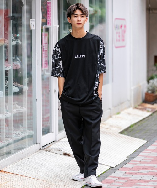 ADMIX/ATELIER SAB MEN（アドミックスアトリエサブメン）の「ポリエステルポプリン ／ ワイド テーパード パンツ ウエストゴム（セットアップ対応）（スラックス・メンズ・ライトグレー/ブラック/アッシュブラウン/ライトベージュ/ダークベージュ・48/50）」の11枚目の写真