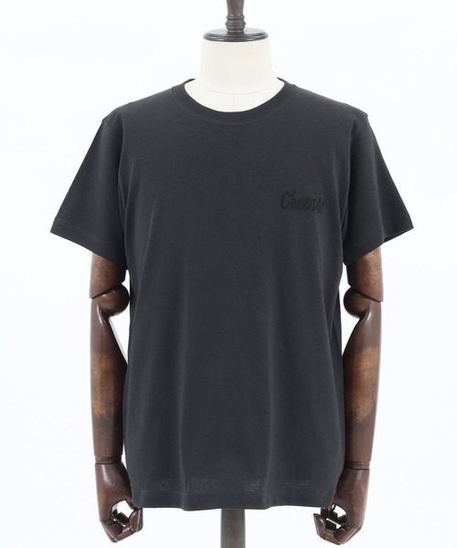 CAMBIO（カンビオ）の「mt6804-Print Tee - Cheers（Tシャツ/カットソー・メンズ・ホワイト/グレー/スミクロ・S/M/L/XL）」の6枚目の写真