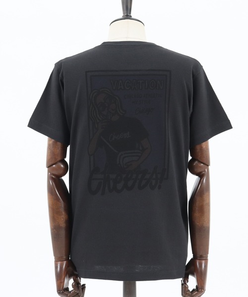 CAMBIO（カンビオ）の「mt6804-Print Tee - Cheers（Tシャツ/カットソー・メンズ・ホワイト/グレー/スミクロ・S/M/L/XL）」の21枚目の写真