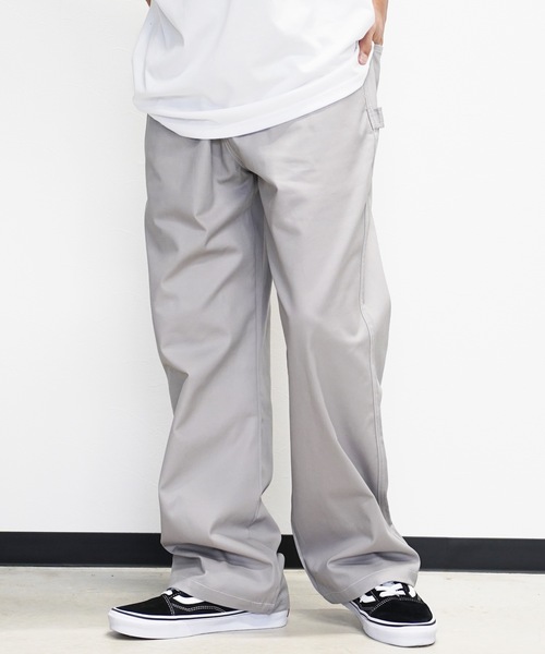 Beno(ビーノ)の「【累計販売枚数3万2千枚突破!】デニム ルーズ ペインター ワークパンツ/コットンツイル ルーズ ペインター ワークパンツ(デニムパンツ・メンズ・ブラック/ライトインディゴブルー/ワンウォッシュ/キナリ/ブルー系その他/ブルー系その他2/グリーン/ブラック系その他/ブルー系その他3/ライトグレー/ベージュ/ネイビー/ブラック系その他2/オリーブ/サックスブルー/チャコールグレー・M/L/LL)」の6枚目の写真