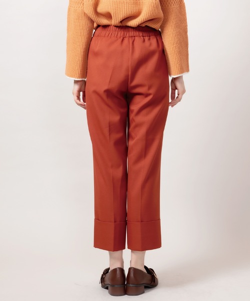 JETSET SOLO PLUS （ジェットセットソロプラス）の「ツイルドロストマッキンセミワイドパンツ（その他パンツ・レディース・テラコッタ/グリーン/ブラック・FREE）」の8枚目の写真