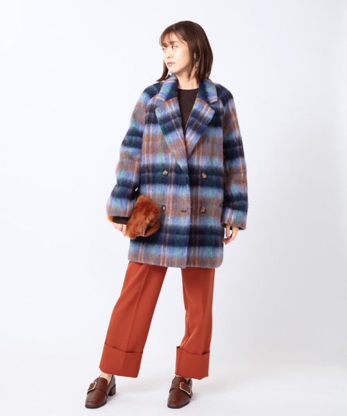 JETSET SOLO PLUS （ジェットセットソロプラス）の「ツイルドロストマッキンセミワイドパンツ（その他パンツ・レディース・テラコッタ/グリーン/ブラック・FREE）」の11枚目の写真
