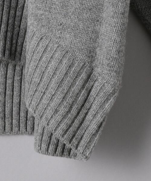CINOH（チノ）の「一部別注＜CINOH（チノ）＞オーバー タートルネック ニット（ニット/セーター・レディース・コバルトブルー/グレー・36）」の9枚目の写真