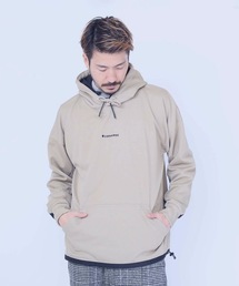 CONVERSE（コンバース）の「【CONVERSE/コンバース】鹿の子　裏起毛プルパーカー　裾のドロストコード仕様　ワンポイントロゴ刺繍（パーカー・レディース）」