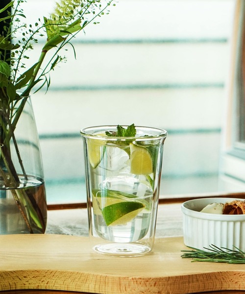 KINTO（キントー）の「KINTO CAST キントー キャスト ダブルウォール カクテルグラス クリア コップ 290ml（グラス/マグカップ/タンブラー・レディース・その他・FREE）」の16枚目の写真