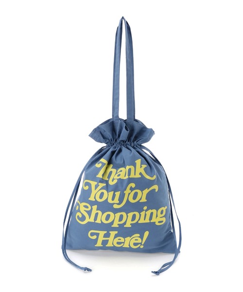 FRUIT OF THE LOOM（フルーツオブザルーム）の「FRUIT OF THE LOOM　TYSH DRAWSTRING TOTE（トートバッグ・レディース・ネイビー/オフホワイト/オレンジ/グリーン・FREE）」の3枚目の写真