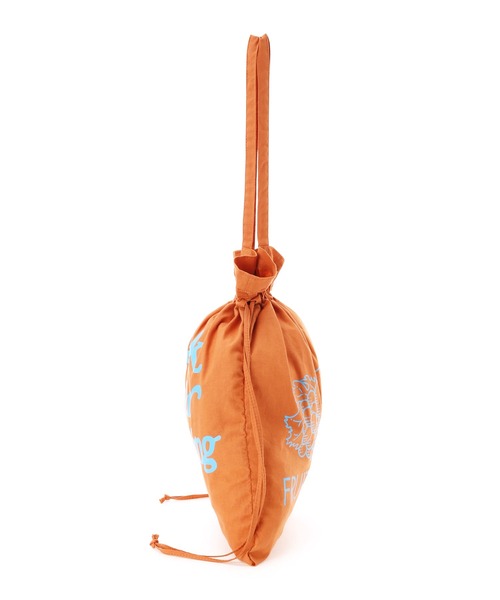 FRUIT OF THE LOOM（フルーツオブザルーム）の「FRUIT OF THE LOOM　TYSH DRAWSTRING TOTE（トートバッグ・レディース・ネイビー/オフホワイト/オレンジ/グリーン・FREE）」の14枚目の写真