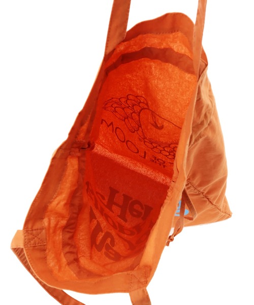 FRUIT OF THE LOOM（フルーツオブザルーム）の「FRUIT OF THE LOOM　TYSH DRAWSTRING TOTE（トートバッグ・レディース・ネイビー/オフホワイト/オレンジ/グリーン・FREE）」の11枚目の写真