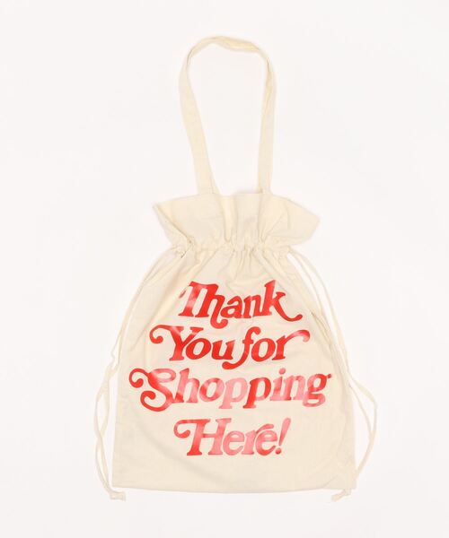 FRUIT OF THE LOOM（フルーツオブザルーム）の「FRUIT OF THE LOOM　TYSH DRAWSTRING TOTE（トートバッグ・レディース・ネイビー/オフホワイト/オレンジ/グリーン・FREE）」の18枚目の写真