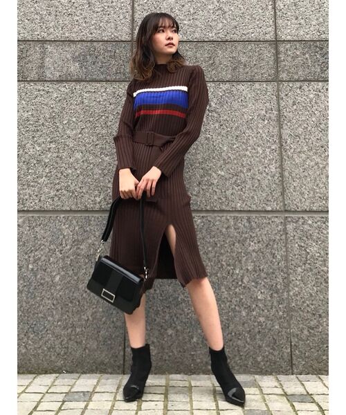 セール ブランド古着 ニットワンピース ワンピース Murua ムルーア のファッション通販 Zozoused