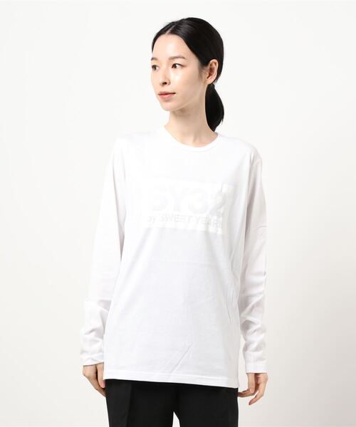 【セール】★SY32 by SWEET YEARS★BOXLOG L/S TEE（Tシャツ/カットソー）｜SY32 by SWEET YEARS（エスワイサーティトゥバイスィートイヤーズ）