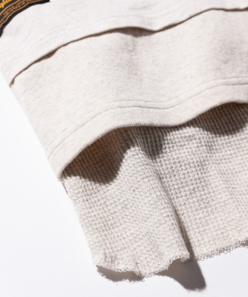 glamb（グラム）の「Tri layered CS / トライレイヤードカットソー（Tシャツ/カットソー・メンズ・ホワイト×グリーン/ブルー系その他/ホワイト×ブラック・S/L/M）」の10枚目の写真