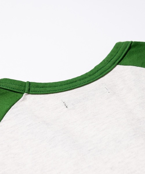 glamb（グラム）の「Tri layered CS / トライレイヤードカットソー（Tシャツ/カットソー・メンズ・ホワイト×グリーン/ブルー系その他/ホワイト×ブラック・S/L/M）」の11枚目の写真