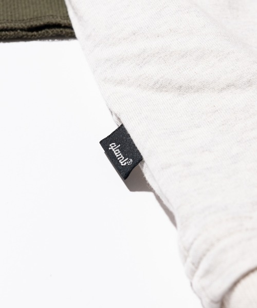 glamb（グラム）の「Tri layered CS / トライレイヤードカットソー（Tシャツ/カットソー・メンズ・ホワイト×グリーン/ブルー系その他/ホワイト×ブラック・S/L/M）」の14枚目の写真